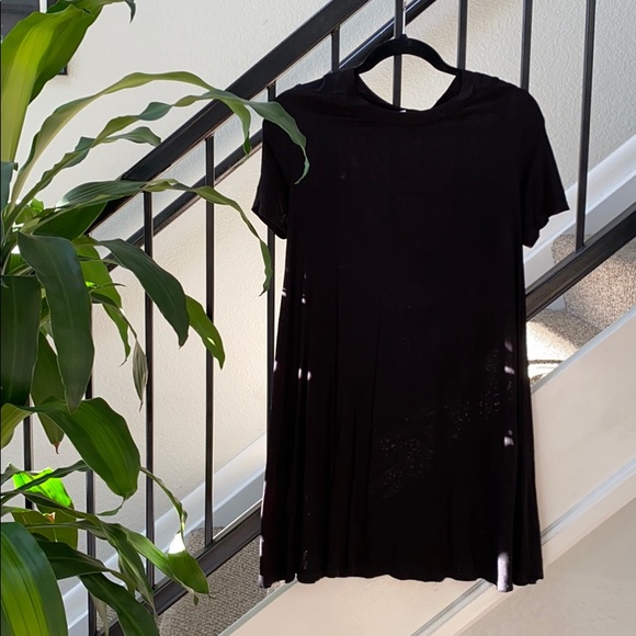 Babydoll Swing Black Dress - Picture 1 of 3